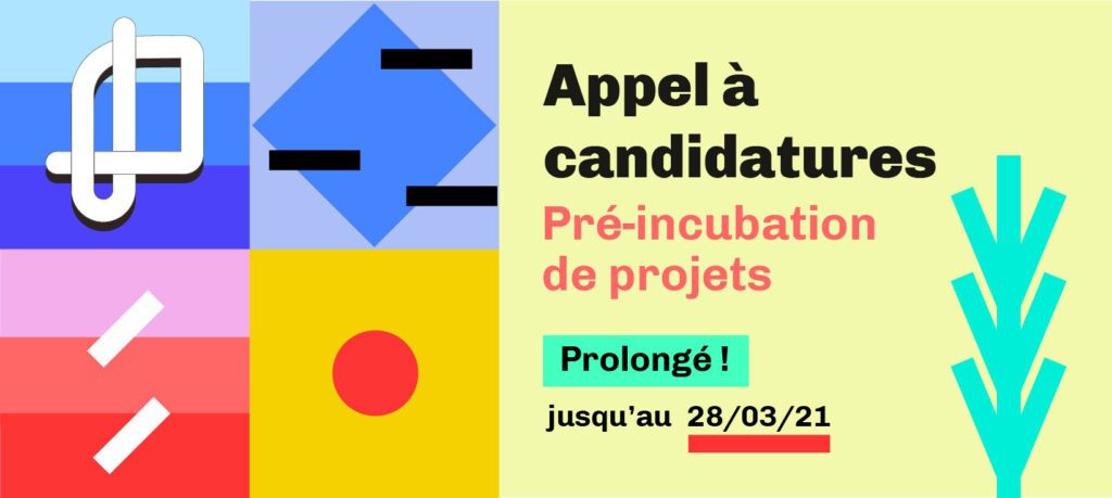 Appel à candidatures 2021 Incubateur La Palanquée