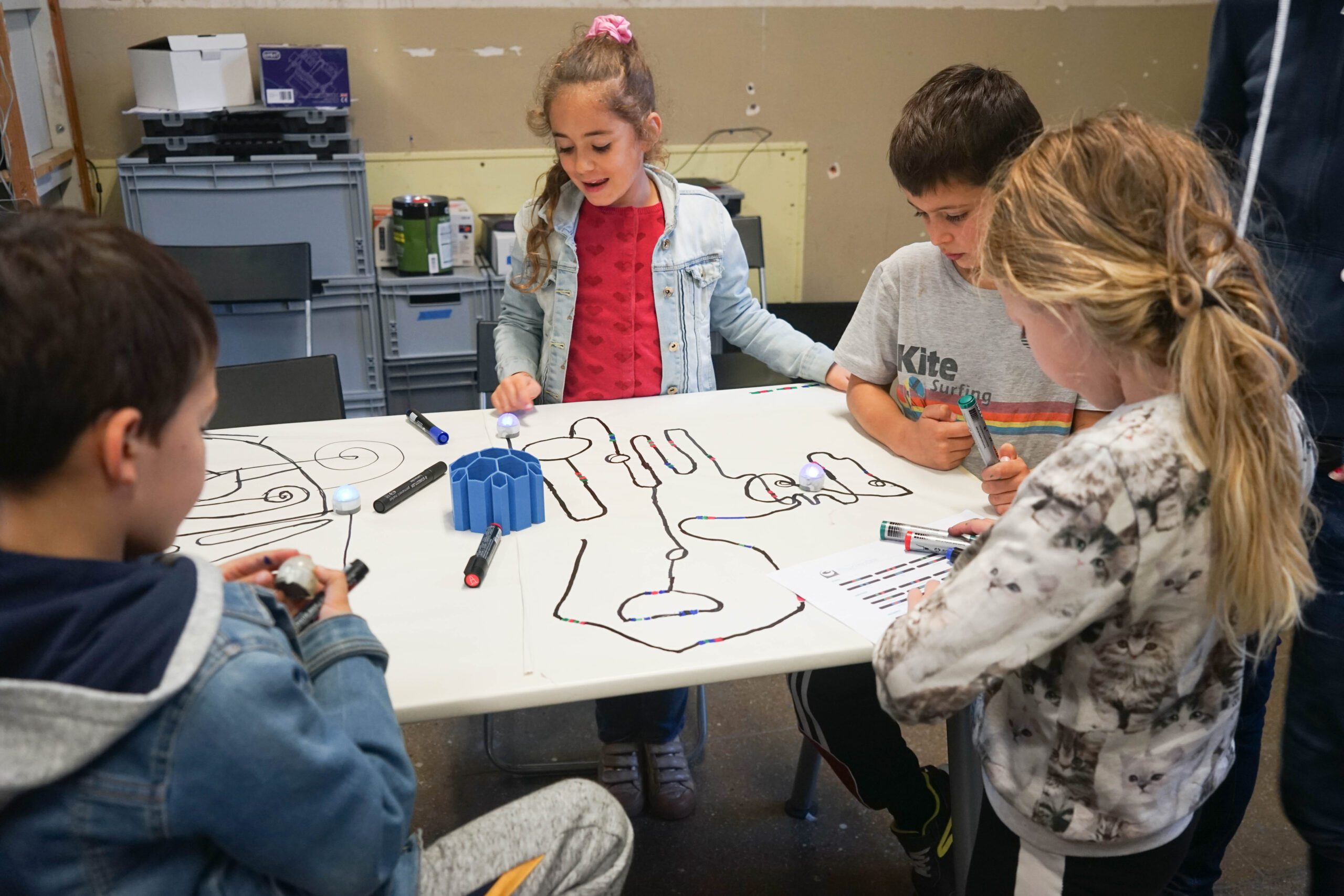 Inauguration Palanquée : atelier jeune makers robotique fablab