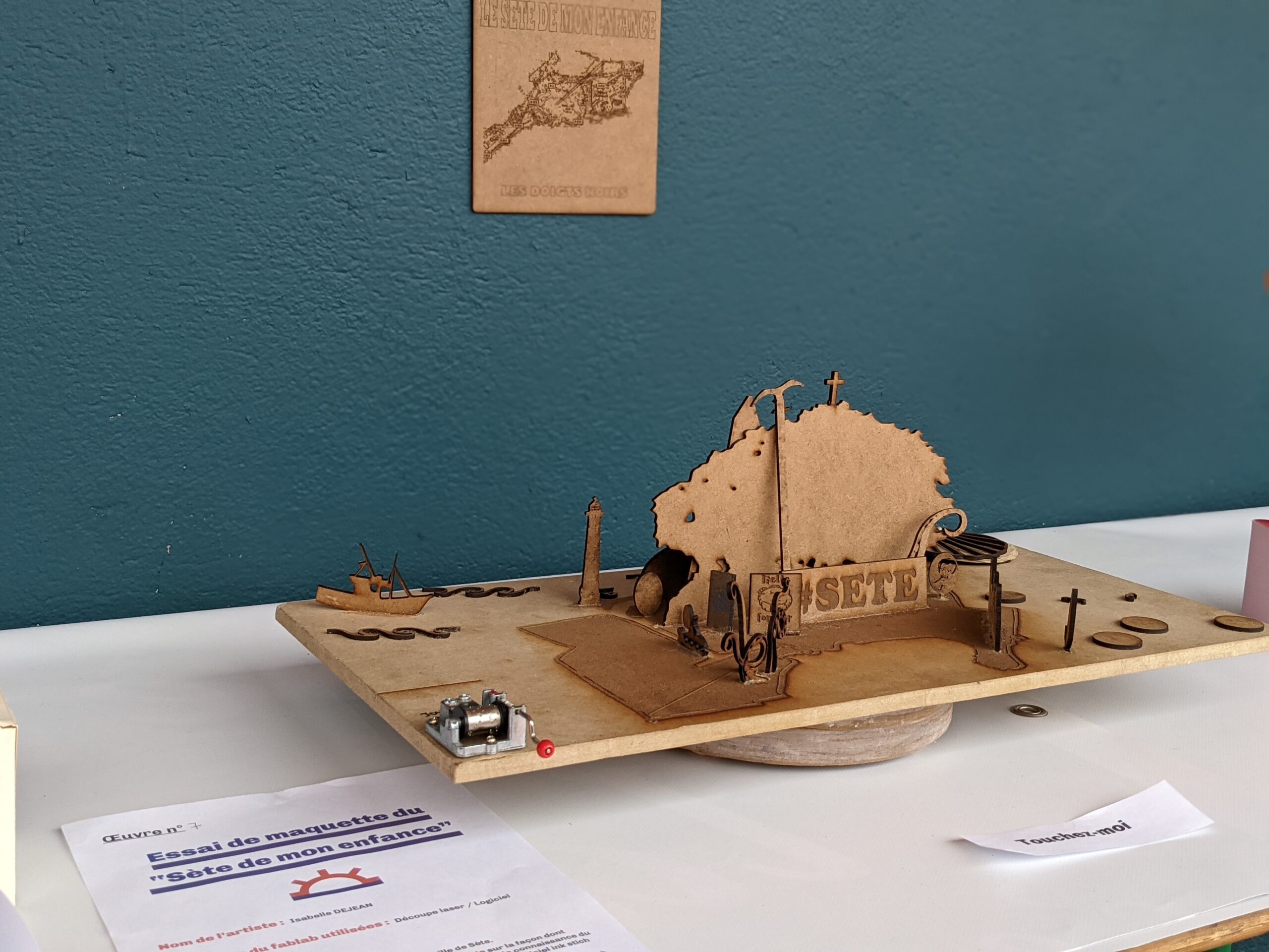 Essai de maquette du "Sète de mon enfance" - Isabelle Dejean - La Palanquée 2021