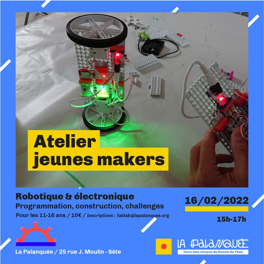 Lire la suite à propos de l’article Atelier Jeunes Makers : robotique & électronique