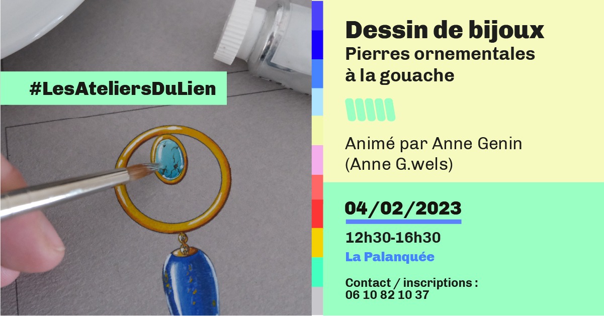 Lire la suite à propos de l’article AtelierDuLien : Dessin de bijoux – Pierres ornementales à la gouache