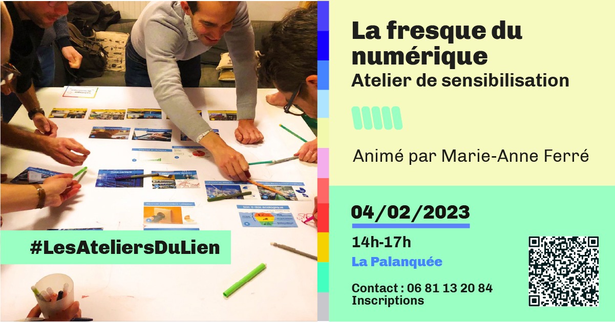 Lire la suite à propos de l’article AtelierDuLien : La Fresque du Numérique