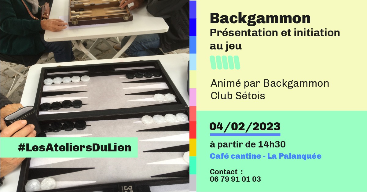 Lire la suite à propos de l’article AtelierDuLien : Présentation et initiation au jeu du backgammon